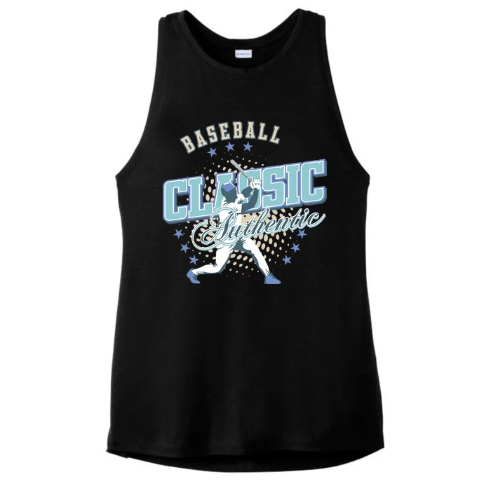 Baseball Classic Ladies Tri-Blend Wicking Tank