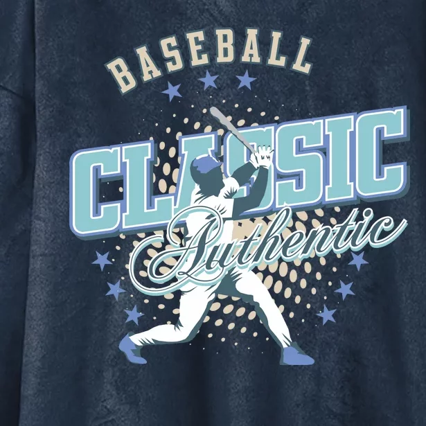 Baseball Classic Hooded Wearable Blanket