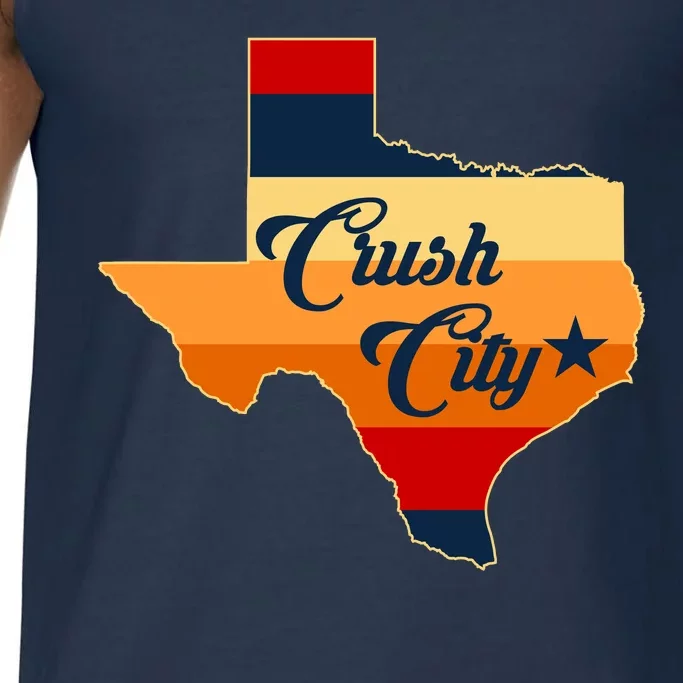 Baseball Crush City Houston Texas Comfort Colors® Tank Top