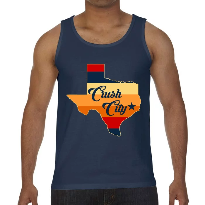 Baseball Crush City Houston Texas Comfort Colors® Tank Top