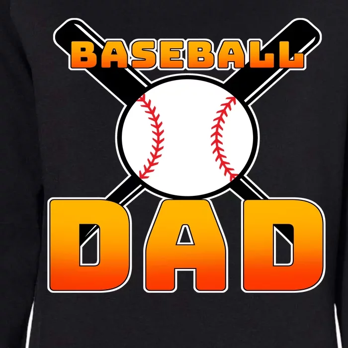 Baseball Dad Cute Father Womens California Wash Sweatshirt