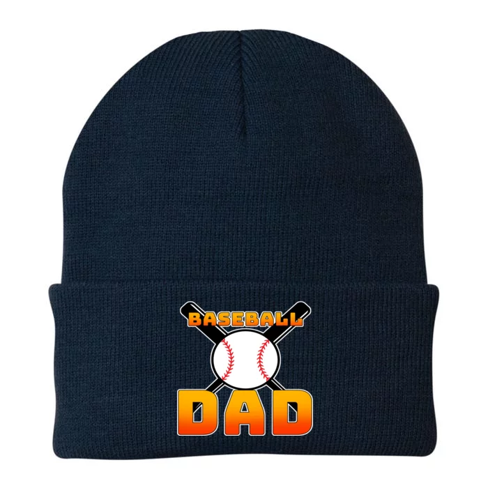 Baseball Dad Cute Father Knit Cap Winter Beanie