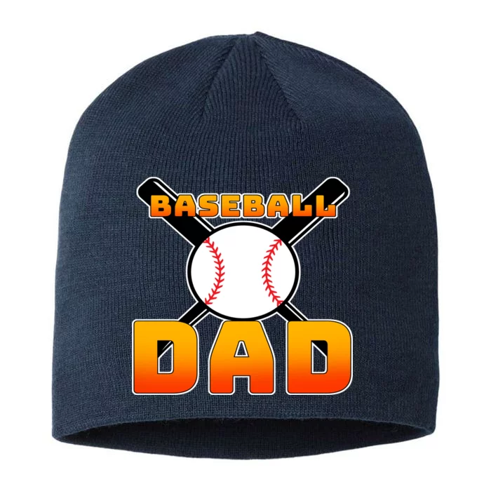 Baseball Dad Cute Father 8 1/2in Sustainable Knit Beanie