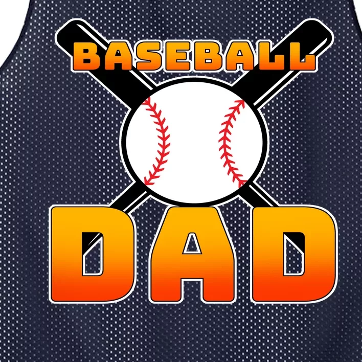 Baseball Dad Cute Father Mesh Reversible Basketball Jersey Tank