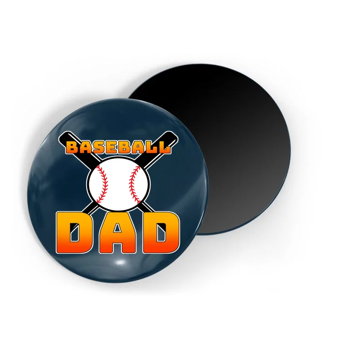 Baseball Dad Cute Father Magnet