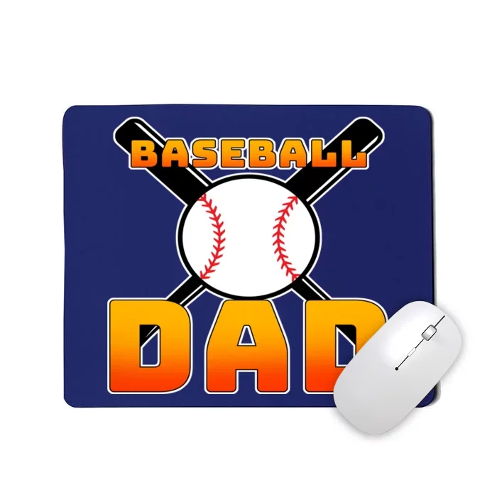 Baseball Dad Cute Father Mousepad