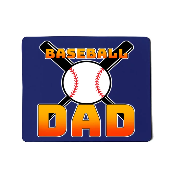 Baseball Dad Cute Father Mousepad