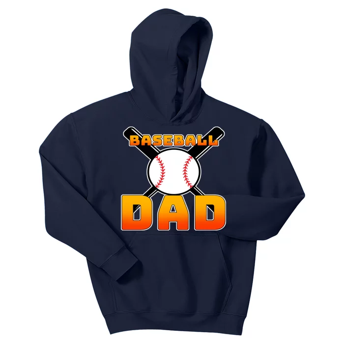 Baseball Dad Cute Father Kids Hoodie