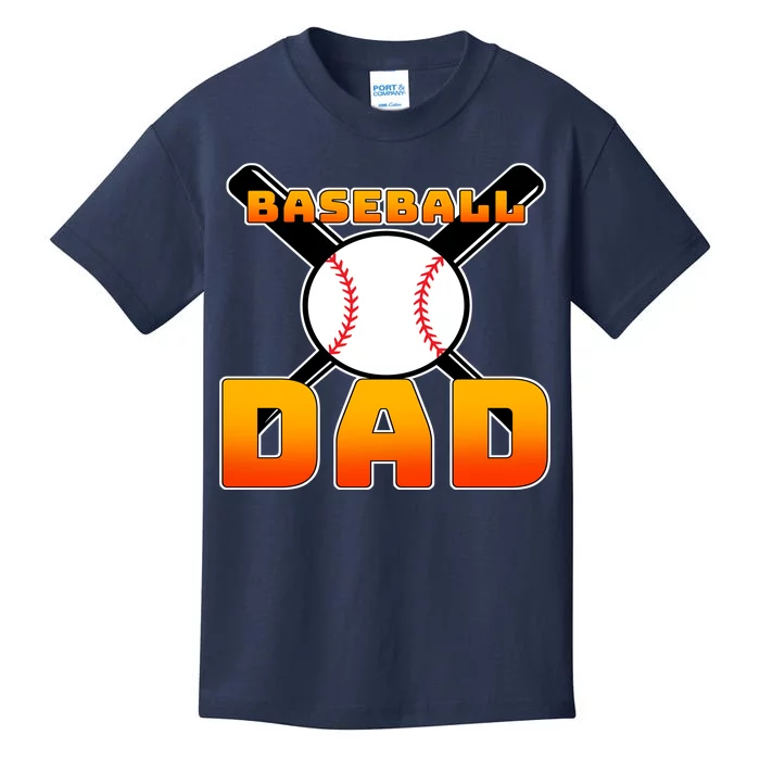 Baseball Dad Cute Father Kids T-Shirt