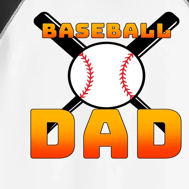 Baseball Dad Cute Father Toddler Fine Jersey T-Shirt