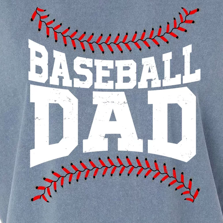 Baseball Dad Sports Fan Garment-Dyed Women's Muscle Tee