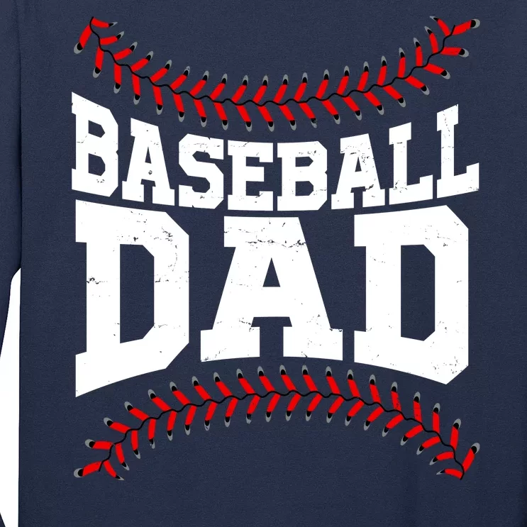 Baseball Dad Sports Fan Long Sleeve Shirt