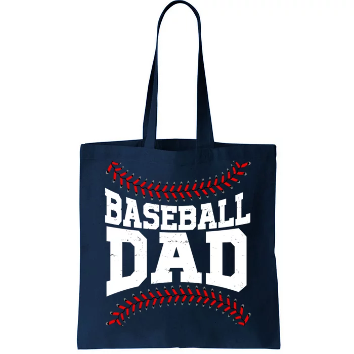 Baseball Dad Sports Fan Tote Bag