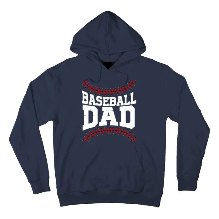 Baseball Dad Sports Fan Tall Hoodie