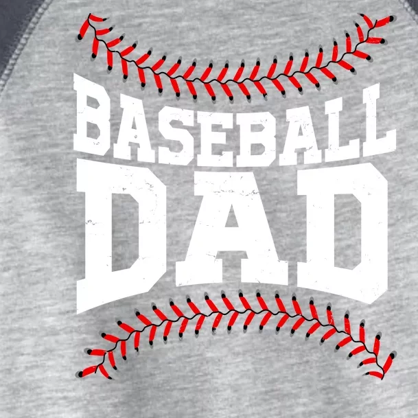 Baseball Dad Sports Fan Toddler Fine Jersey T-Shirt