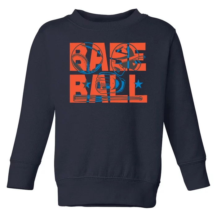 Baseball Equipment Toddler Sweatshirt