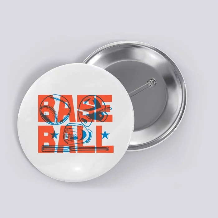 Baseball Equipment Button