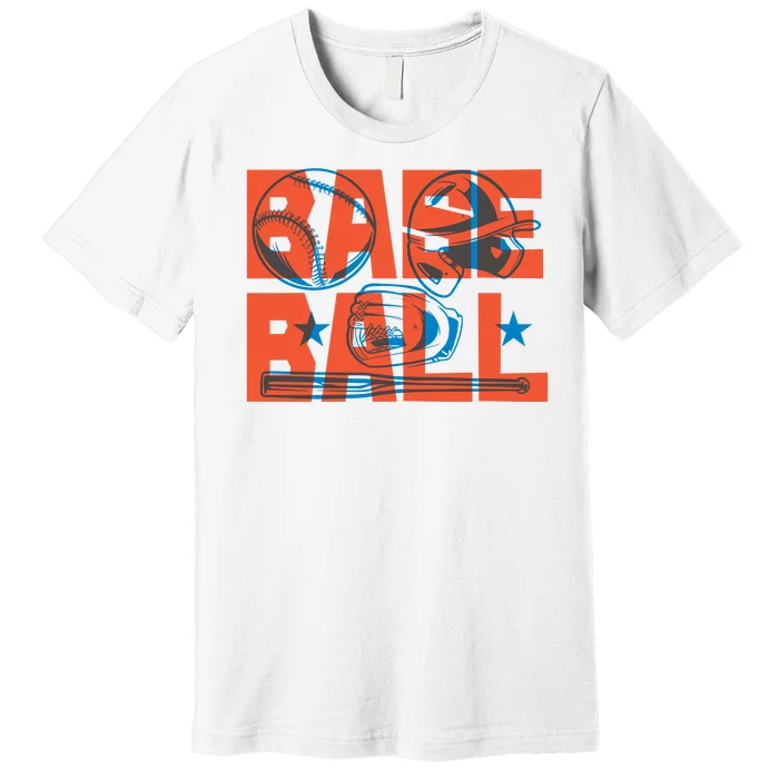 Baseball Equipment Premium T-Shirt