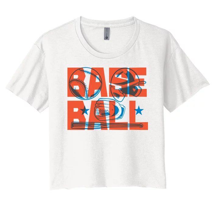 Baseball Equipment Women's Crop Top Tee