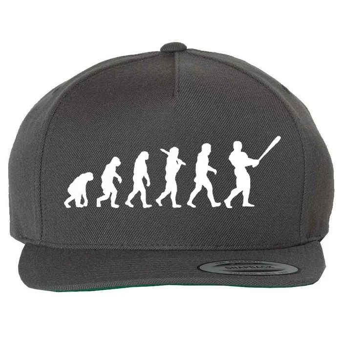 Baseball Evolution Wool Snapback Cap