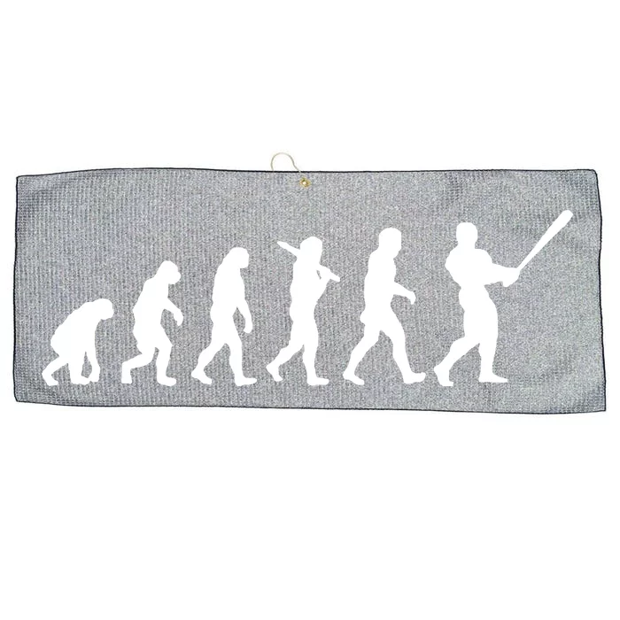 Baseball Evolution Large Microfiber Waffle Golf Towel