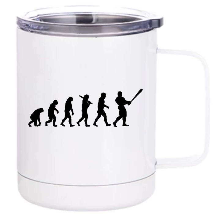 Baseball Evolution Front & Back 12oz Stainless Steel Tumbler Cup