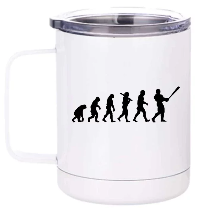 Baseball Evolution Front & Back 12oz Stainless Steel Tumbler Cup