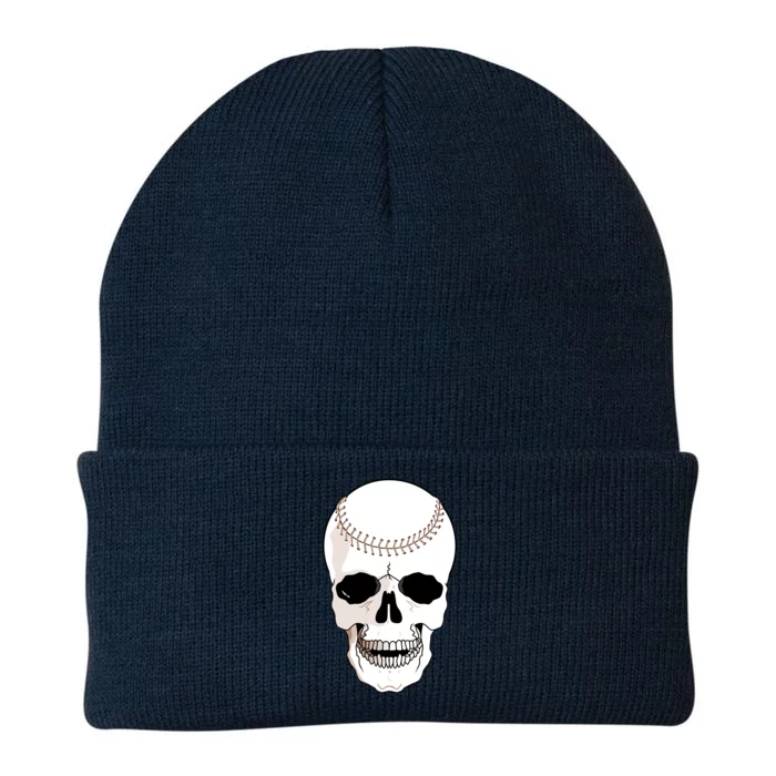 Baseball Face Skeleton Skull Knit Cap Winter Beanie