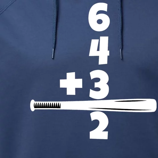 Baseball Funny Joke Performance Fleece Hoodie