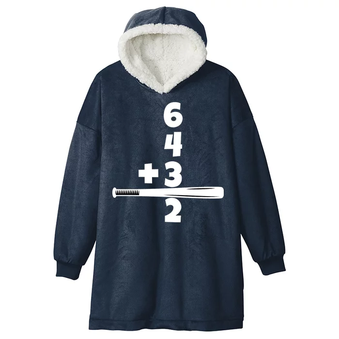 Baseball Funny Joke Hooded Wearable Blanket