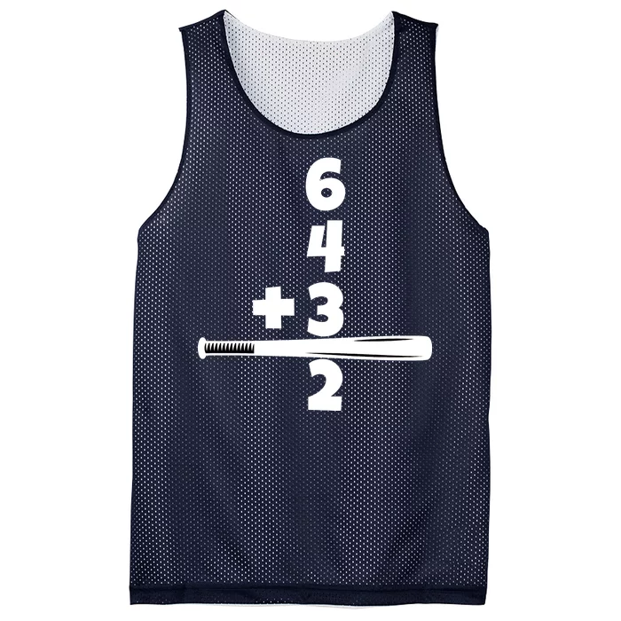 Baseball Funny Joke Mesh Reversible Basketball Jersey Tank