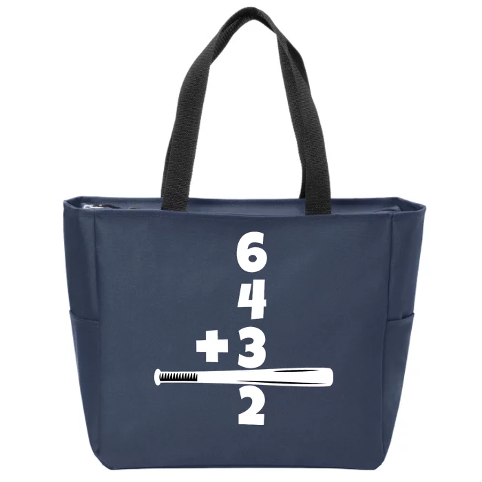 Baseball Funny Joke Zip Tote Bag