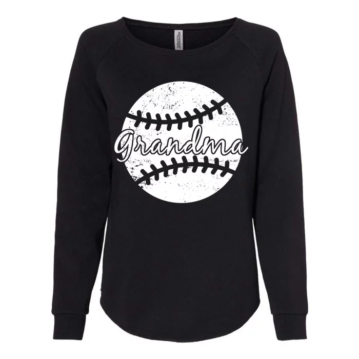 Baseball Grandma Womens California Wash Sweatshirt