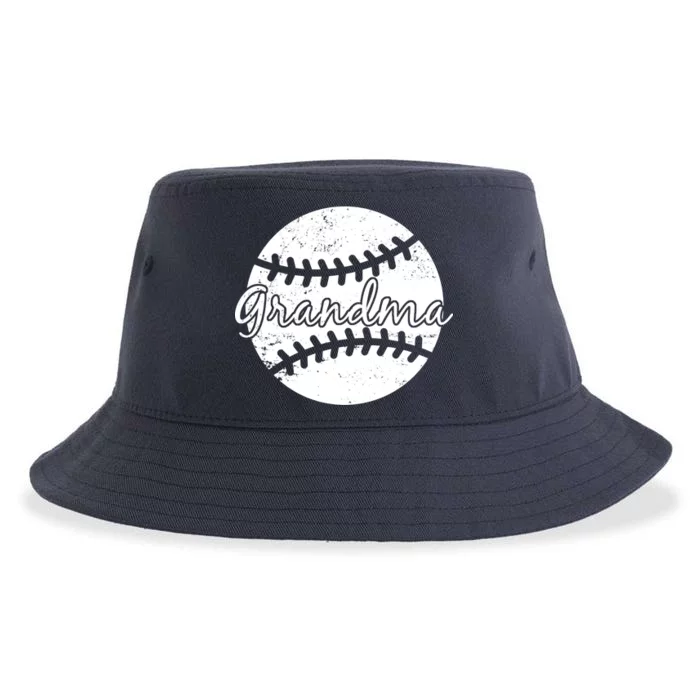 Baseball Grandma Sustainable Bucket Hat