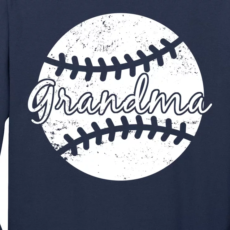 Baseball Grandma Tall Long Sleeve T-Shirt