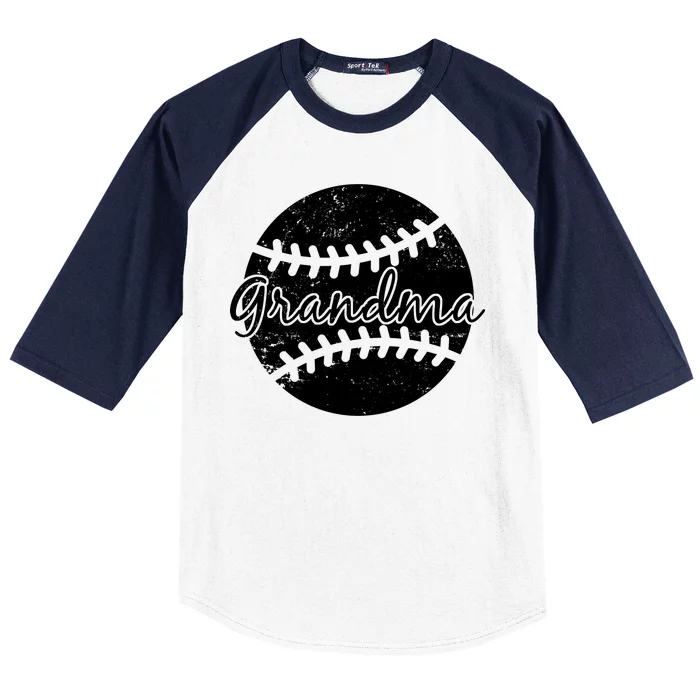 Baseball Grandma Baseball Sleeve Shirt