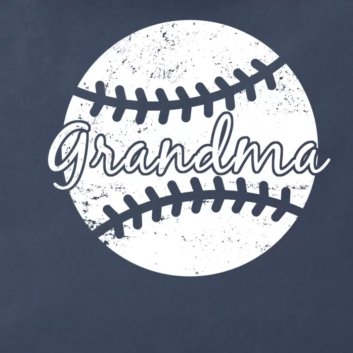 Baseball Grandma Zip Tote Bag