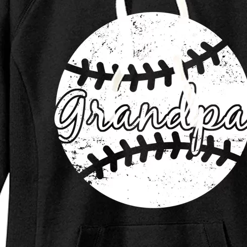 Baseball Grandpa Women's Fleece Hoodie