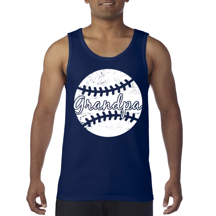 Baseball Grandpa Tank Top