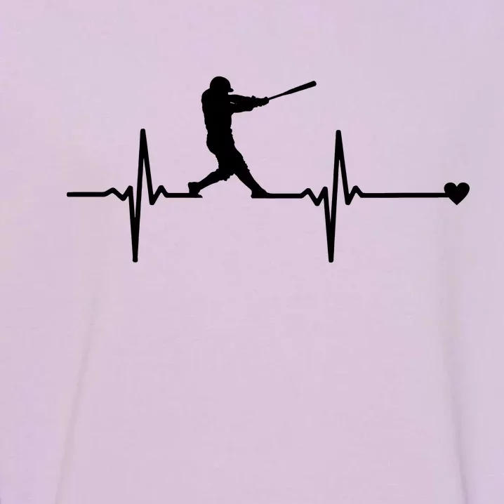 Baseball Heartbeat Pulse Garment-Dyed Sweatshirt