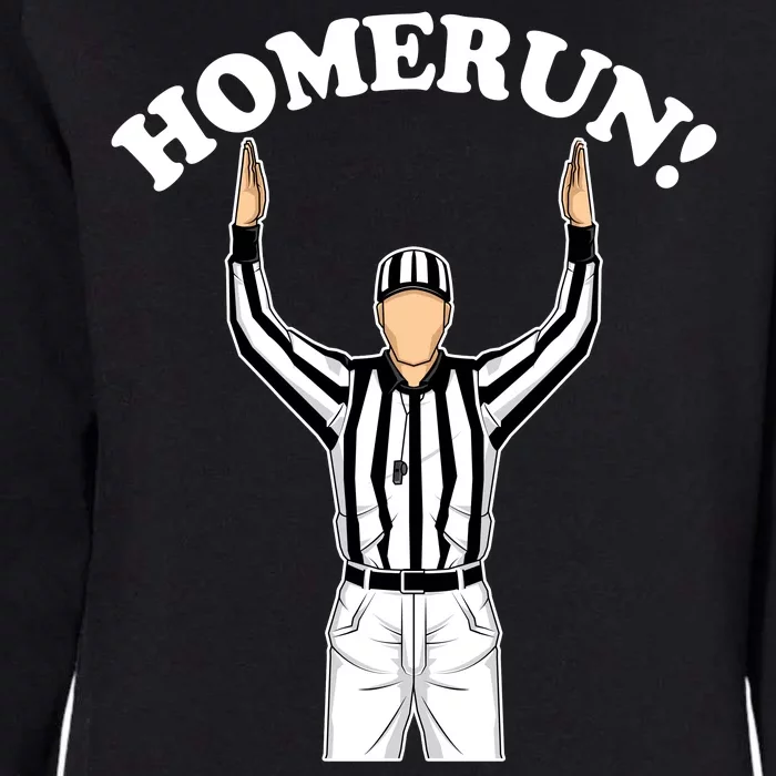 Baseball Homerun Football Referee Funny Womens California Wash Sweatshirt