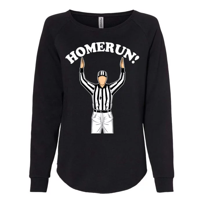 Baseball Homerun Football Referee Funny Womens California Wash Sweatshirt