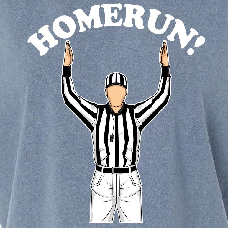 Baseball Homerun Football Referee Funny Garment-Dyed Women's Muscle Tee