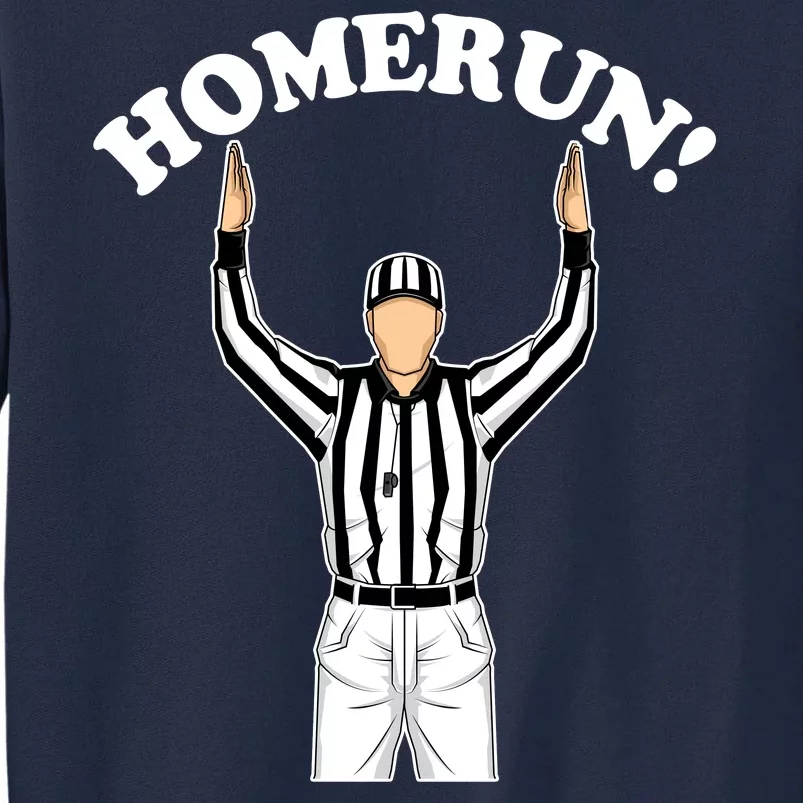 Baseball Homerun Football Referee Funny Tall Sweatshirt