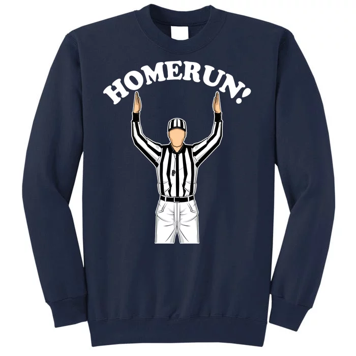 Baseball Homerun Football Referee Funny Tall Sweatshirt