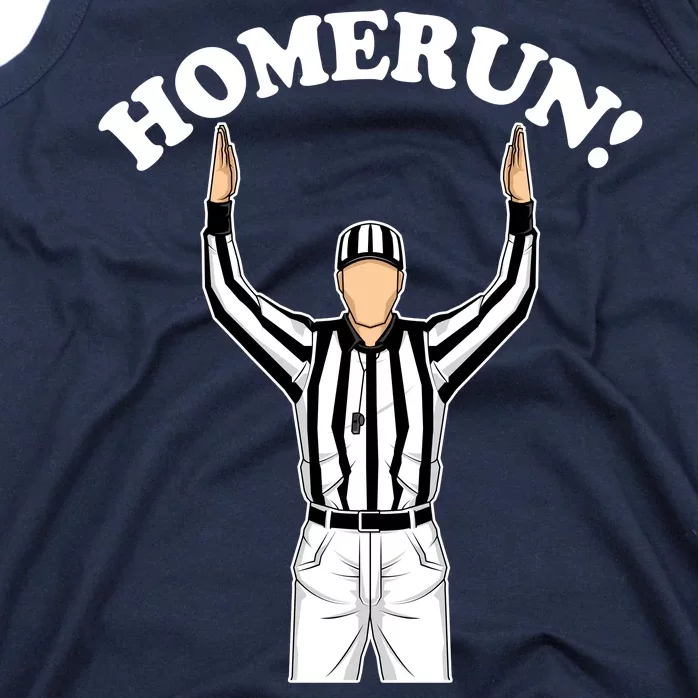 Baseball Homerun Football Referee Funny Tank Top