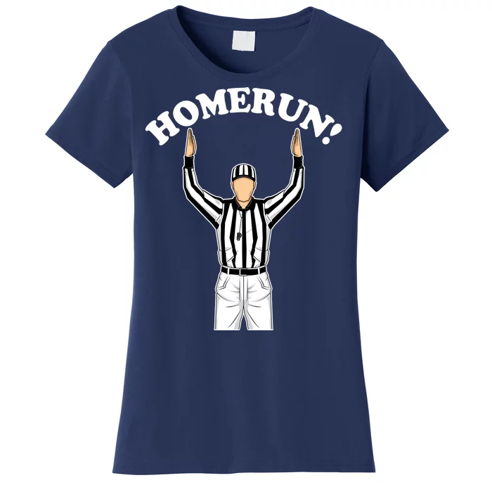 TeeShirtPalace | Baseball Homerun Football Referee Funny Women's T-Shirt