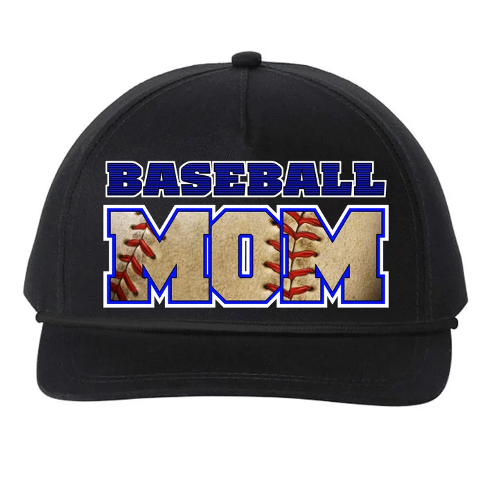 Baseball Mom Snapback Five-Panel Rope Hat