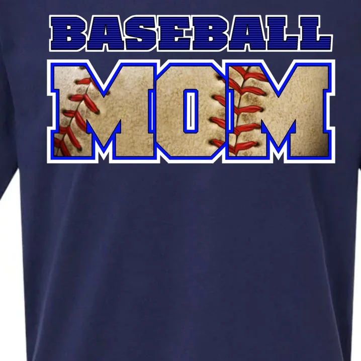 Baseball Mom Sueded Cloud Jersey T-Shirt