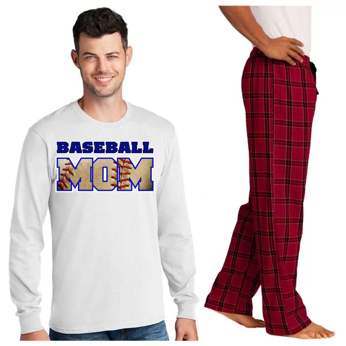 Baseball Mom Long Sleeve Pajama Set